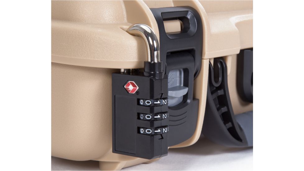Nanuk Hard Gun Case W/Foam Insert For Glock 2Up, 14.3in, Tan, Medium, 910S-080TN-0J0-18002