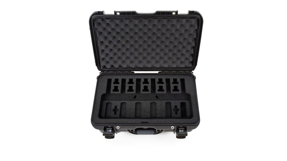 Nanuk 935 6UP Hard Pistol Case w/ 6 UP Pistol Foam, 22in, Black, 935S-080BK-0A0-16708
