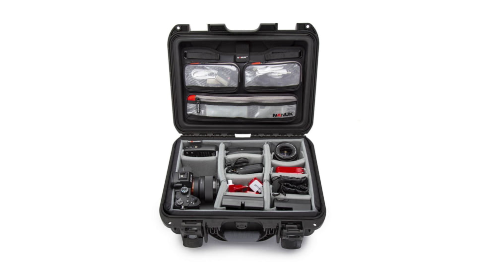 Nanuk 920 Pro Photo Camera Case Kit w/Lid Organizer / Padded Divider