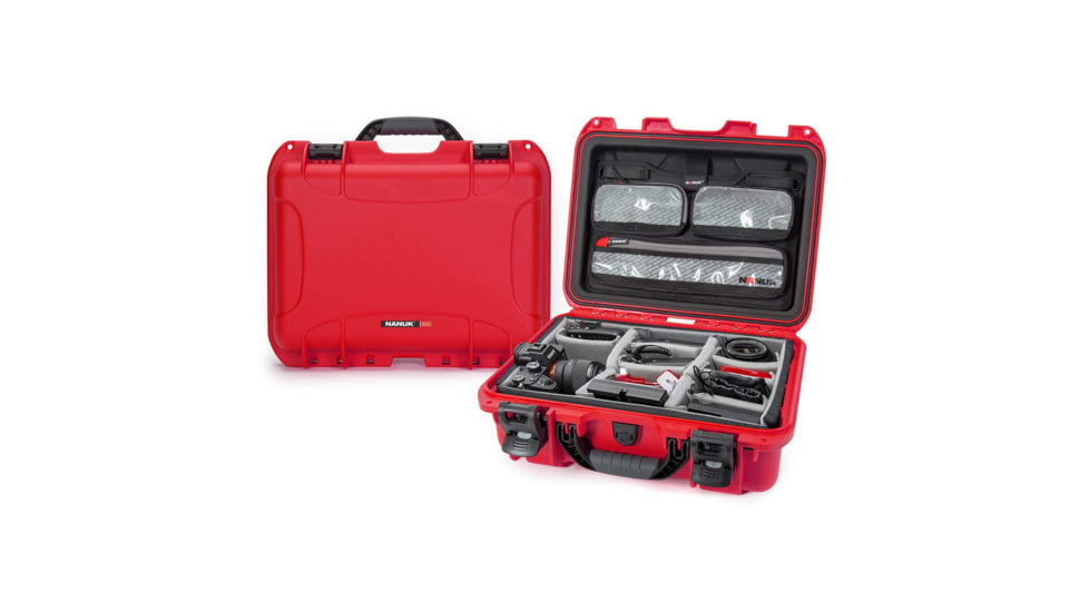 Nanuk 920 Pro Photo Camera Case Kit w/Lid Organizer / Padded Divider