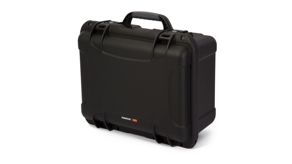 Nanuk Case w/foam, Black, Large, 933S-010BK-0A0