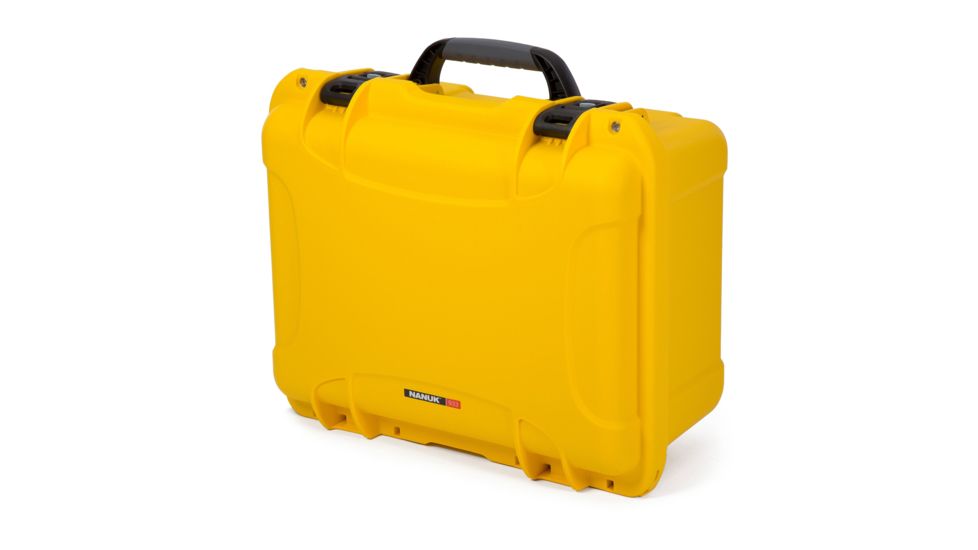 Nanuk Case w/foam, Yellow, Large, 933S-010YL-0A0