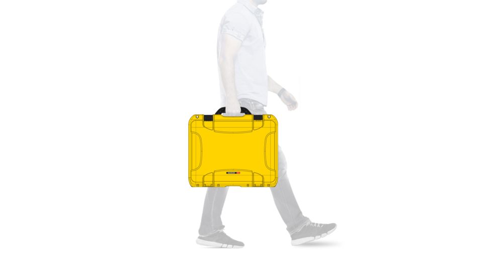 Nanuk Case w/foam, Yellow, Large, 933S-010YL-0A0