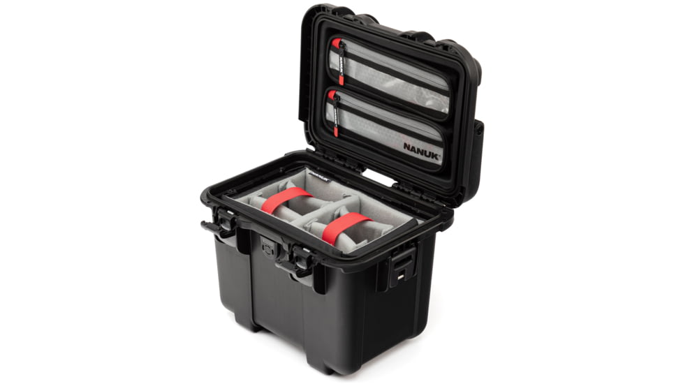 Nanuk T20 Pro Photo Kit with Lid Org and Divider, Orange, 11.19L, Small, T20S-060OR-0A0