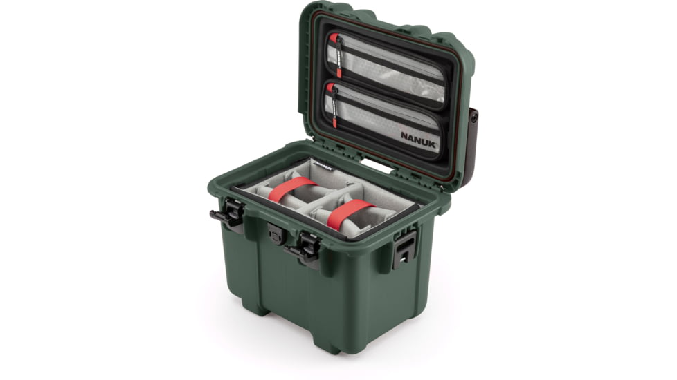 Nanuk T20 Pro Photo Kit w/Lid Organizer / Padded Divider, Olive, Small, T20S-060OL-0A0
