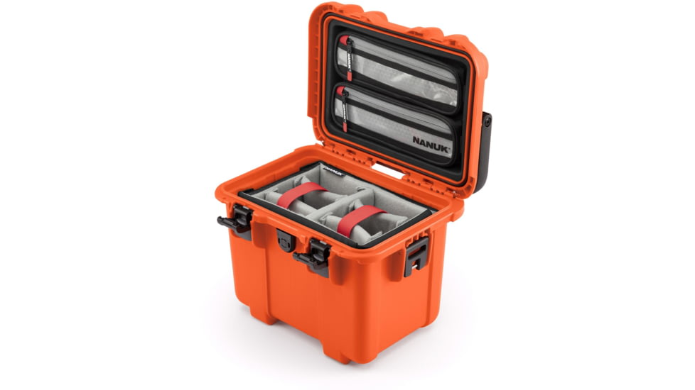 Nanuk T20 Pro Photo Kit w/Lid Organizer / Padded Divider, Orange, Small, T20S-060OR-0A0