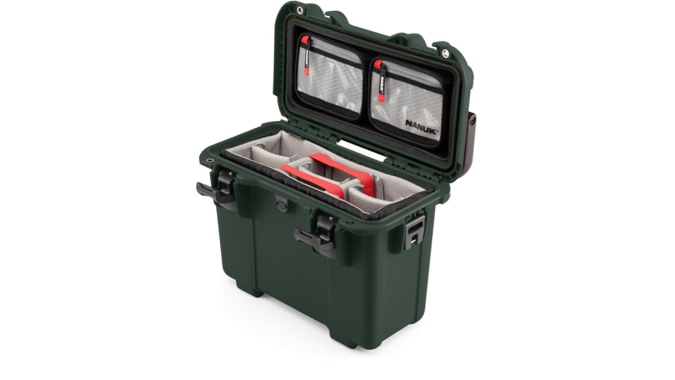 Nanuk T30 Pro Photo Kit with Lid Org and Divider, Olive, 15.91L, Medium, T30S-060OL-0A0