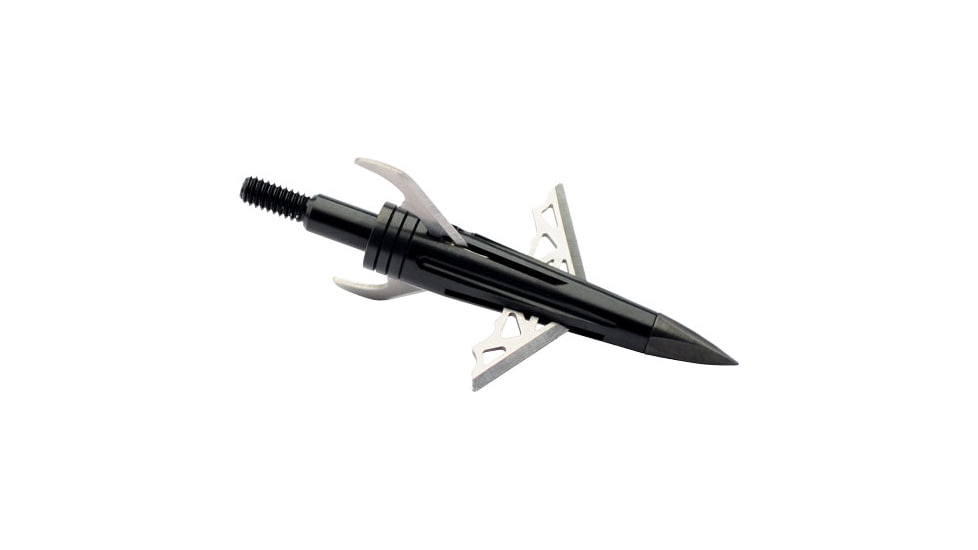 New Archery Products  DK4 1 3/8in X-Bow Broadheads 3-Pack, 100 grain, Fixed Blade w/ Bleeder Blades, NAP-60-DKX100