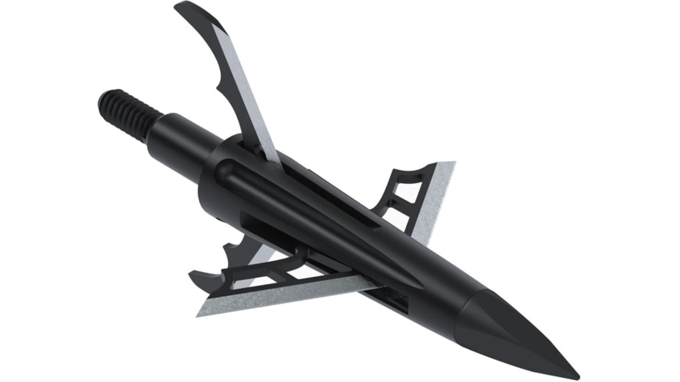 New Archery Products  DK4 1 3/8in X-Bow Broadheads 3-Pack, 100 grain, Fixed Blade w/ Bleeder Blades, NAP-60-DKX100