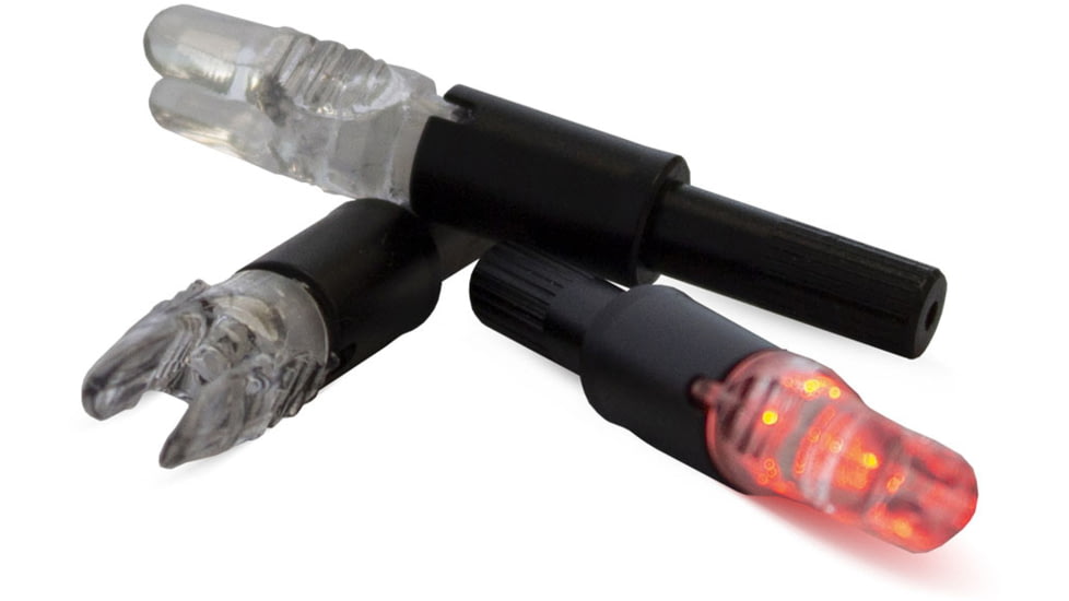 New Archery Products Illuminated Nock, 3-pack, Red, NAP-ILLN-RD-3PK