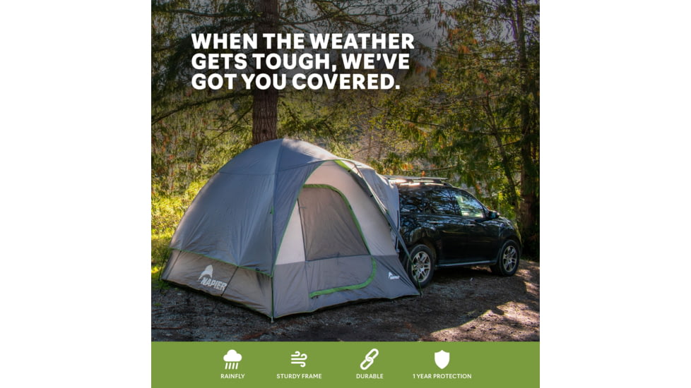 Napier Backroadz SUV/CUV/Minivan Tent, Gray/Green, 19100