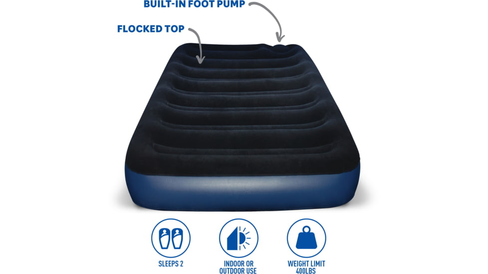 Napier Sportz Air Mattress, Black, 75x42x5 in, 32200