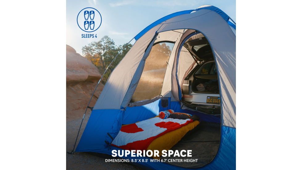 Napier Sportz Dome-To-Go Hatchback/CUV Tent, Blue/Gray, 86000