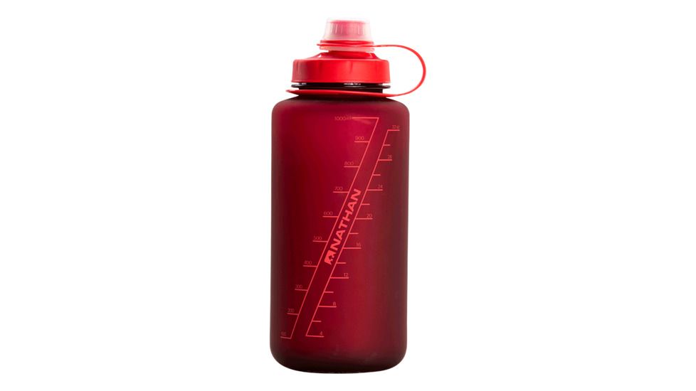 Nathan Big Shot Bottle, Red Dhalia/Hibiscus, 1L, NS4321F-0439-010LI