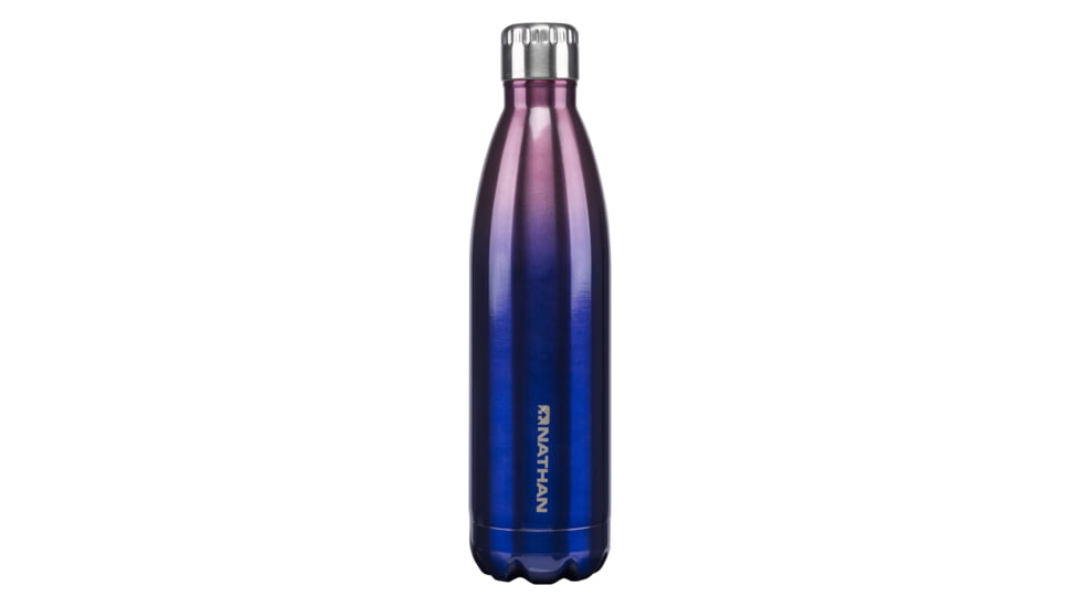 Nathan Chroma Steel Bottle Ombr, Azalea/Monaco Blue, 740ml, NS4427-0278-740ML