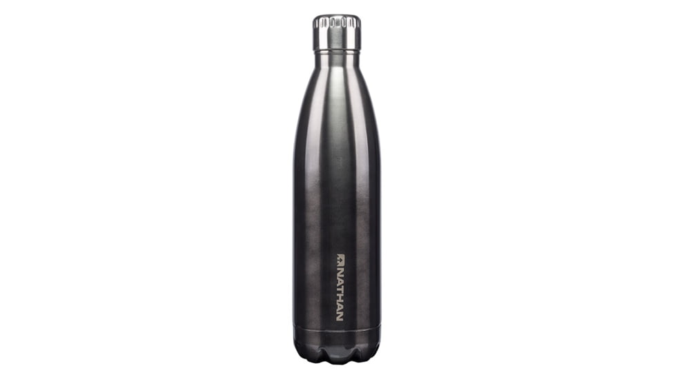 Nathan Chroma Steel Bottle Ombr, Steel/Charcoal, 740mL, NS4427-0293-740ML