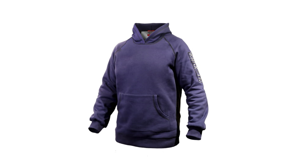National Body Armor Knox Fleece Fr Hoodie Blue/Gray 52D0A92C, GB-2XL