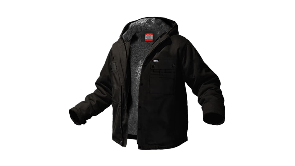National Body Armor Knox Heavy-Duty Fr Sherpa Lined Jacket Black DA7A319C, Sherpa Lined Jacket-Black-M