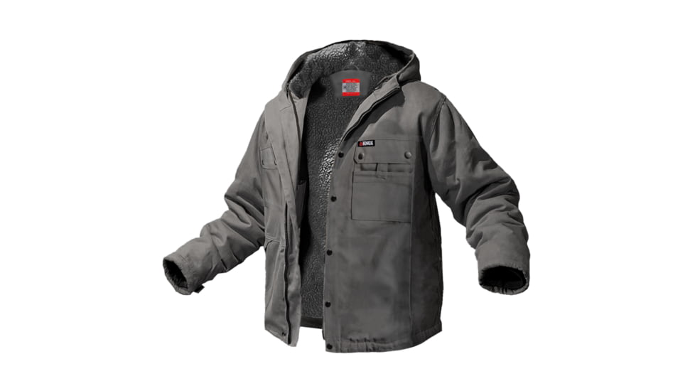 National Body Armor Knox Heavy-Duty Fr Sherpa Lined Jacket Gray C18FBCCB, Sherpa Lined Jacket-Gray-M