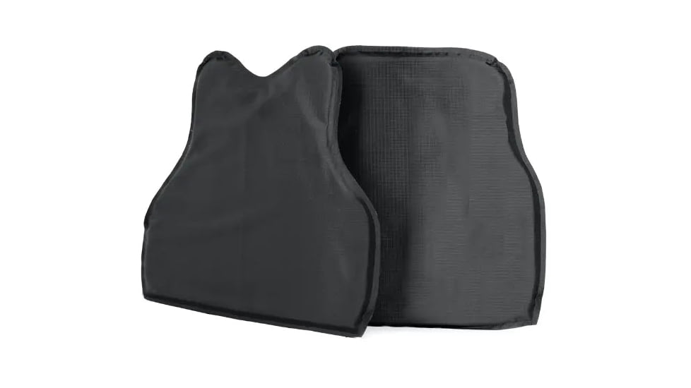 National Body Armor Soft Armor Inserts Lightest IIIA+, Black, Medium, 118-250-20