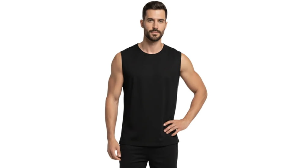 National Body Armor VIP Bulletproof Soft Armor Concealable Wraparound T-Shirt - Men's, Lightest IIIA+, Black, Small, 121-250-20