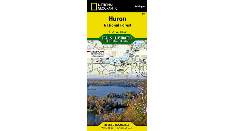 National Geographic Trail Ilustrated Series, Michigan - Huron National Forest, TI00000757