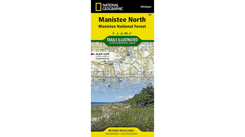 National Geographic Trail Ilustrated Series, Michigan - Manistee National Forest, North, TI00000758