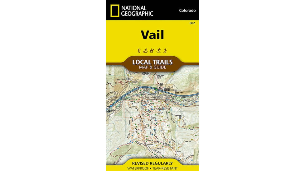National Geographic Trail Ilustrated Series Maps, Vail Local Trails No.602, TI00000602