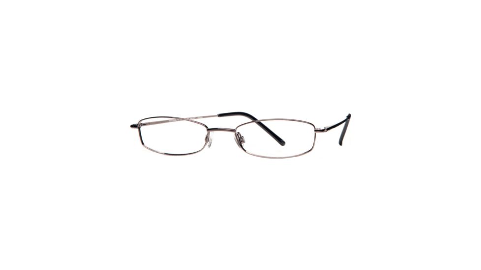 National NA0017 Eyeglass Frames - Shiny Gun Metal Frame Color