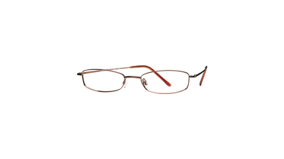 National NA0017 Eyeglass Frames - Shiny Dark Brown Frame Color