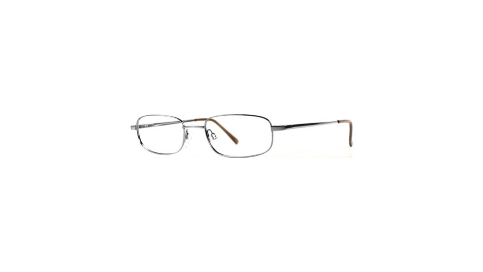 National NA0028 Eyeglass Frames - Shiny Gun Metal Frame Color