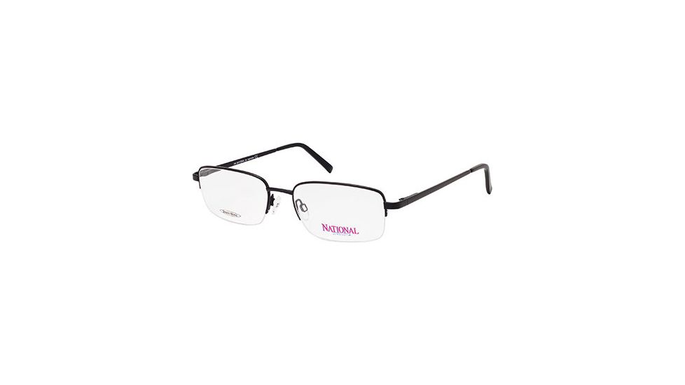 National NA0302 Eyeglass Frames - Matte Black Frame Color