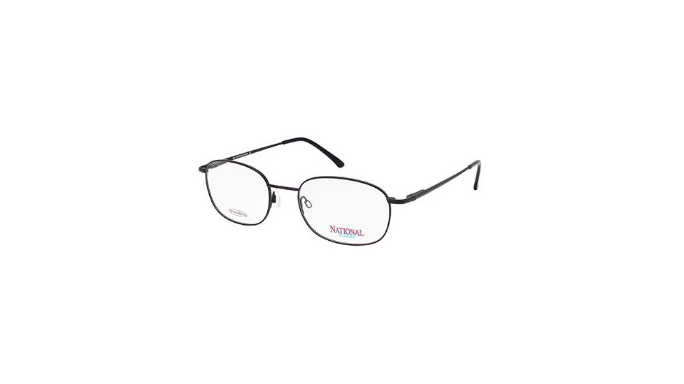 National NA0304 Eyeglass Frames - Matte Black Frame Color