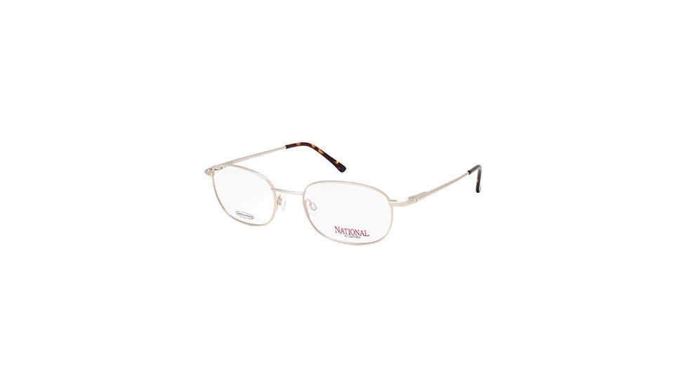 National NA0304 Eyeglass Frames - Gold Frame Color
