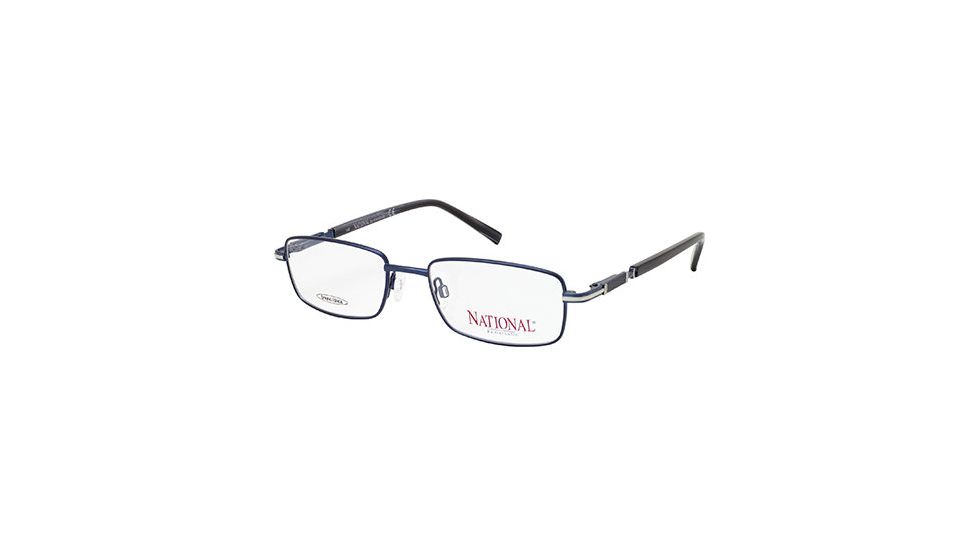 National NA0314 Eyeglass Frames - Shiny Blue Frame Color