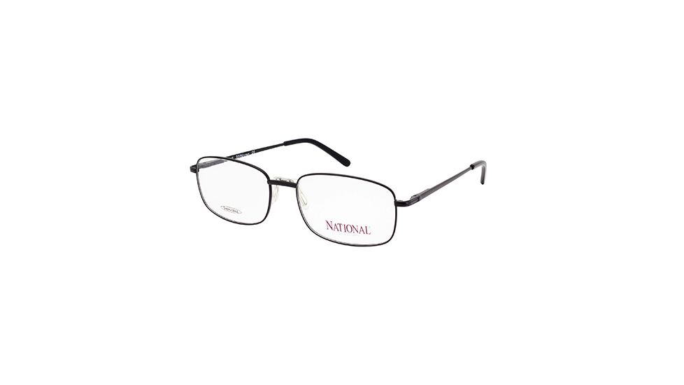 National NA0319 Eyeglass Frames - Matte Black Frame Color