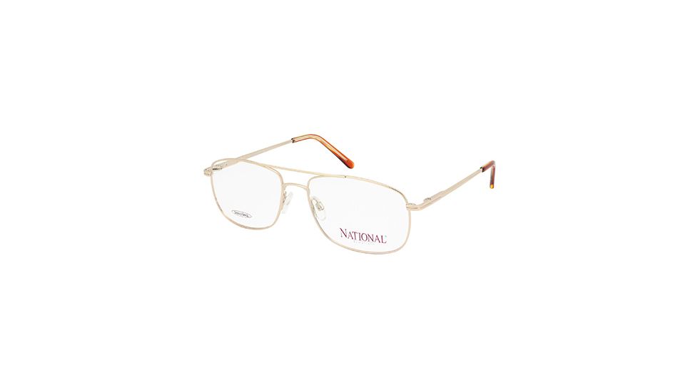 National NA0320 Eyeglass Frames - Gold Frame Color