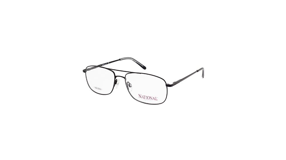 National NA0320 Eyeglass Frames - Matte Black Frame Color