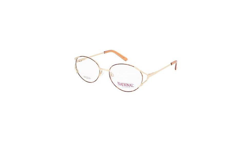 National NA0330 Eyeglass Frames - Gold Frame Color