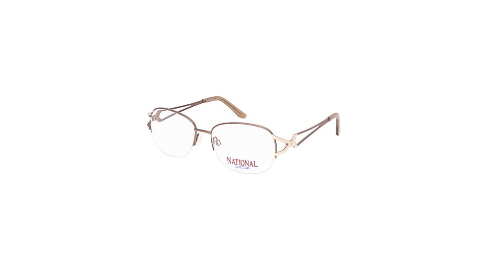 National NA0332 Eyeglass Frames - Dark Brown Frame Color