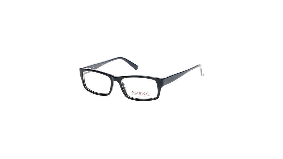 National NA0343 Eyeglass Frames - Shiny Blue Frame Color