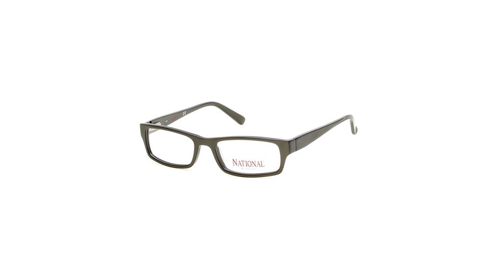 National NA0345 Eyeglass Frames - Matte Dark Green Frame Color