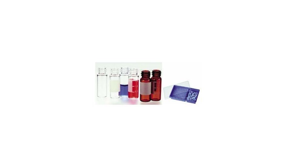 National Scientific Target 10-425 Screw-Thread Vials, National Scientific C4010-60BLK Caps —