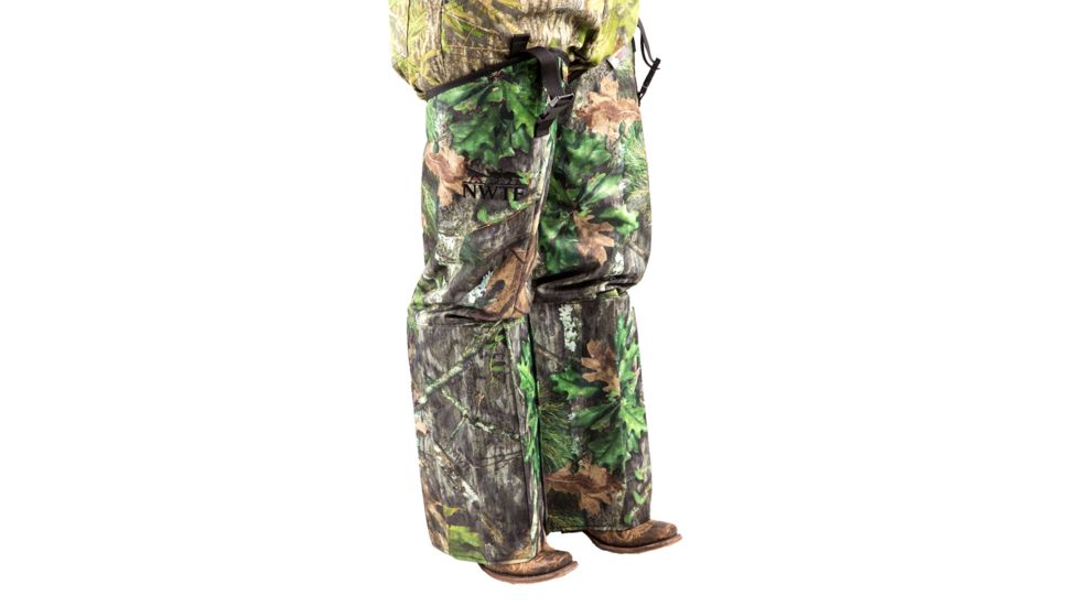 National Wild Turkey Federation 9120 Chaps, Black/Mossy Oak Obsession, Husky 60001