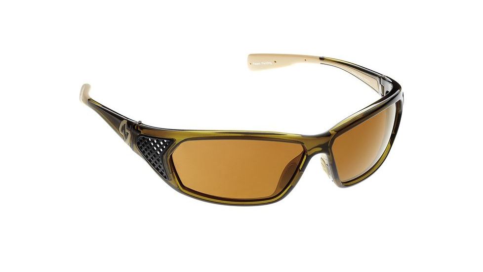 Native Eyewear Andes Sunglasses, Moss/Asphalt Frame, Bronze Reflex Lens, Polarized, 153 356 527