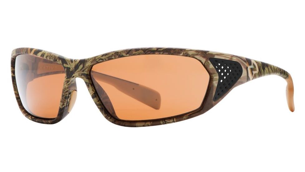 Native Eyewear Andes Sunglasses,Realtree MAX-1 Camo/Black Frame,Brown Lens,Polarized,153 396 524