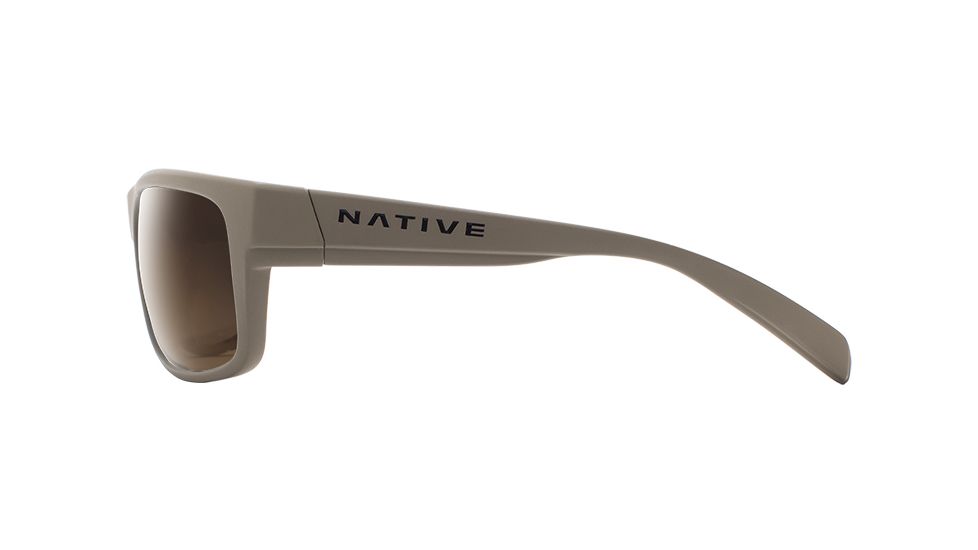 Native Eyewear Ashdown, Desert Tan Frame, Brown Lens, 186 936 524