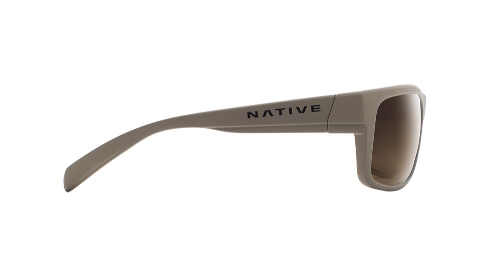 Native Eyewear Ashdown, Desert Tan Frame, Brown Lens, 186 936 524
