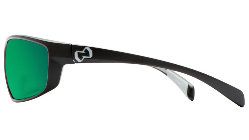Native Eyewear Bigfork Sunglasses,Asphalt Frame,Green Reflex Lens,Polarized,161 302 529