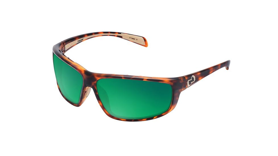 Native Eyewear Bigfork Sunglasses, Desert Tort Frame, Green Reflex Lens, Polarized, 161 312 529